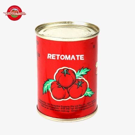 400 g konserwowana pasta pomidorowa 30%-100% czystości z twardą otwartą pokrywą idealnie nadającą się do przechowywania