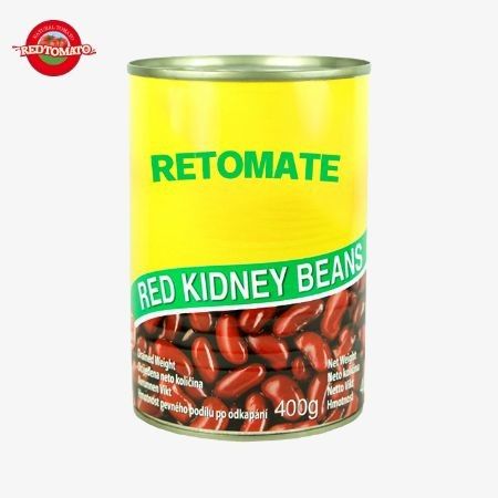 Czyste naturalne konserwy z czerwonej fasolki w solance 400 g z pysznym smakiem