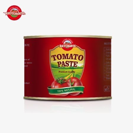 Bez wysiłku wygodny 70-gramowy pojemnik przyjaznej dla użytkownika słodkiej i delikatnej pasty pomidorowej