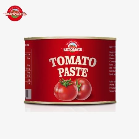 Bez wysiłku wygodny 70-gramowy pojemnik przyjaznej dla użytkownika słodkiej i delikatnej pasty pomidorowej