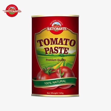 140 g konserwy z pasty pomidorowej z innowacyjną łatwo otwierającą się pokrywą zgodnie ze standardami HACCP