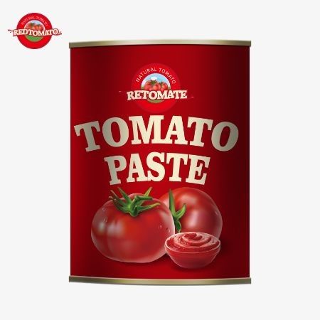 198 g puszkowanej pasty pomidorowej produkowanej zgodnie z normami produkcji ISO HACCP BRC i FDA