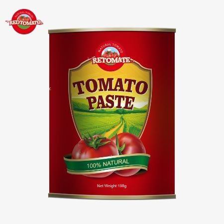 Zgodne z normami ISO HACCP i BRC, a także normami produkcji FDA 198 g konserwowanej pasty pomidorowej