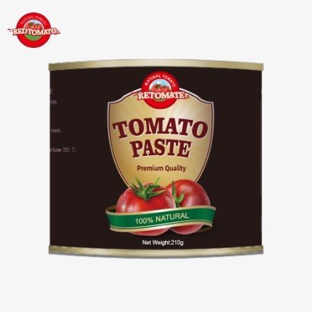 210g konserwowanej pasty pomidorowej, którą dostarczamy spełnia wymagania bezpieczeństwa żywności FDA, światowej normy ISO HACCP i BRC.