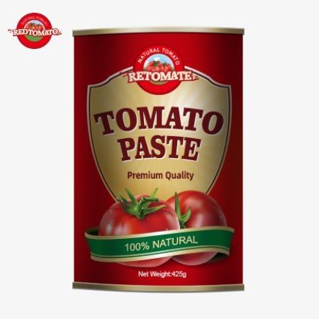 Produkcja 425 g puszek z pasty pomidorowej jest zgodna z międzynarodowymi normami ustanowionymi przez ISO HACCP BRC i FDA