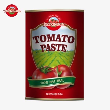 425 g konserwy z pasty pomidorowej spełniają światowe standardy ustanowione przez ISO HACCP BRC i FDA