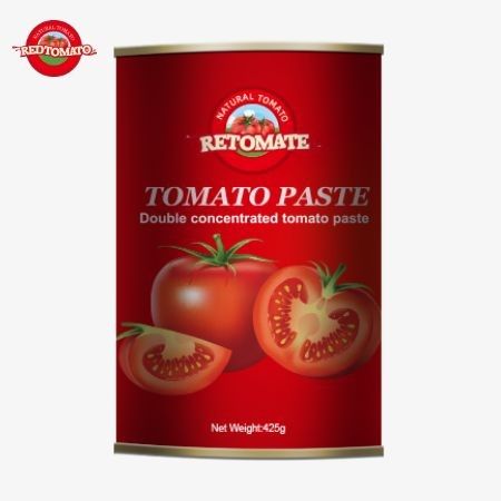 Fabryka Eksport 425g Pasta pomidorowa w puszkach spełnia światowe standardy ustanowione przez ISO HACCP i FDA