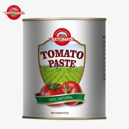 Nasza 800g konserwowana pasta pomidorowa spełnia międzynarodowe standardy jakości ustanowione przez ISO HACCP BRC i FDA
