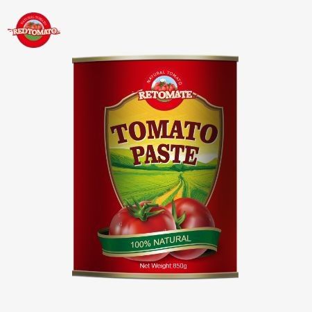 W Chinach wyprodukowane z dbałością 850 g konserwowana pasta pomidorowa o wyższej jakości
