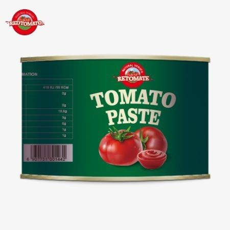 Premium Halal Afrykańska kuchnia muzułmańska 2200g wysokiej jakości produktu z pomidorów w puszkach z 28-30% skoncentrowaną pastą pomidorową