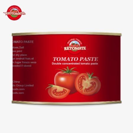 Produkty z pomidorów w puszkach Premium 2200g Certyfikowane jako halal dla kuchni afrykańskiej i muzułmańskiej