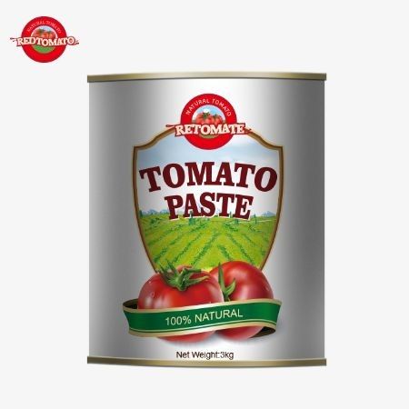 3 kg pasta pomidorowa w puszkach o 28-30% Brix i certyfikacja ISO dla restauracji i hurtowni