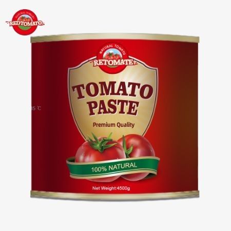 4500 g puszkowanej pasty pomidorowej spełnia normy ISO HACCP i BRC oprócz norm produkcyjnych FDA