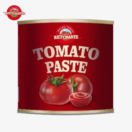 4500g konserwy z pasty pomidorowej spełnia normy ISO HACCP i BRC, a także normy produkcji FDA