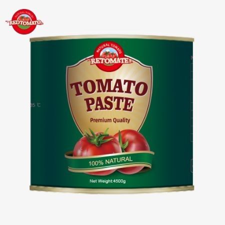 4500 g konserwy z pasty pomidorowej spełniają standardy ISO HACCP i BRC, a także standardy produkcji FDA