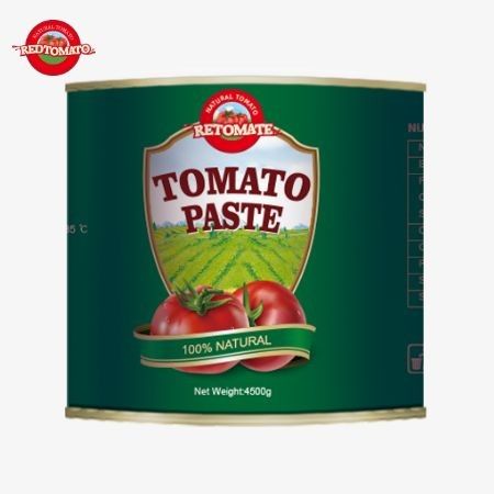 4500 g konserwy z pasty pomidorowej spełniają normy ISO HACCP oraz przepisy FDA.