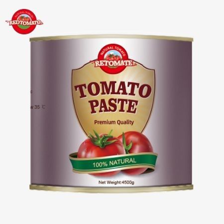 Nowe dla 2024 roku: 4,5 kg łatwo otwartej, aseptycznej, organicznej pasty pomidorowej, dwukrotnego stężenia 28-30% Brix