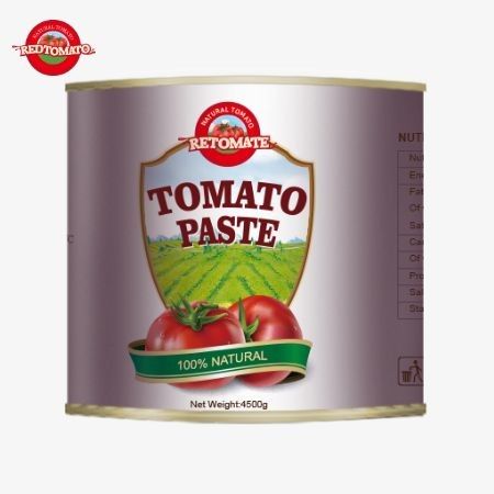 Wprowadzenie Na rok 2024: 4,5 kg łatwo otwartej aseptycznej organicznej pasty pomidorowej z dwukrotnym stężeniem 28-30% Brix