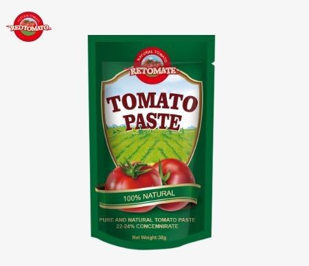 50g w postawionej walizce Pasta pomidorowa spełnia normy ISO HACCP i BRC oraz przepisy FDA
