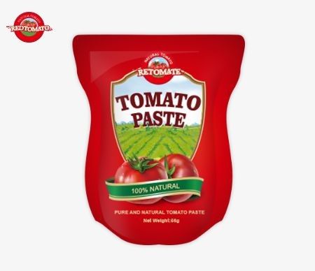 56 g Stand Sachet / Flat Bag Tomato Paste Koncentracja 28-30%/22-24%/18-20%