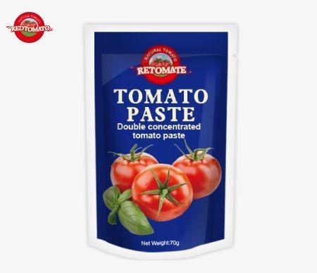 Ceny fabryczne Niestandardowe wydrukowane stand up torba torba 70g pomidorowa pasta worek opakowania żywności worek