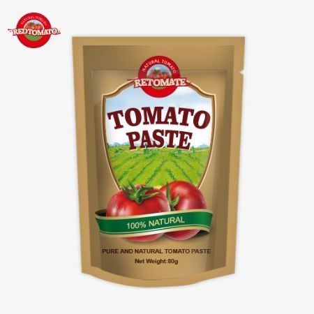 80 g pasty pomidorowej w podwójnym stężeniu, czystość od 30% do 100%