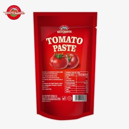 Wysokiej jakości 100g pasty pomidorowej z renomowanej chińskiej fabryki