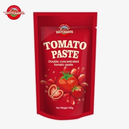 Pasta pomidorowa 100% czystość w zestawie pomidorowym z wielkością 100 g