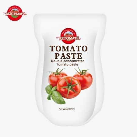 Produkcja pasty pomidorowej w sachetach o masie 210 g jest zgodna z normami produkcji ISO HACCP BRC i FDA.