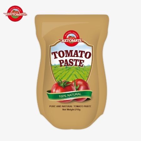 Produkcja 210 g pasty pomidorowej spełnia normy ISO HACCP BRC i FDA