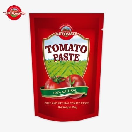 400 g pasty pomidorowej stand-up sachet wygodne aromatyczne i czystości zakres 30%-100%