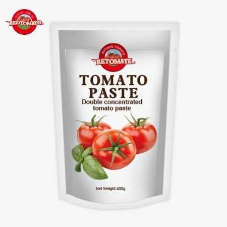 400 g pasty pomidorowej stand-up sachet wygodne aromatyczne z czystością od 30% do 100%