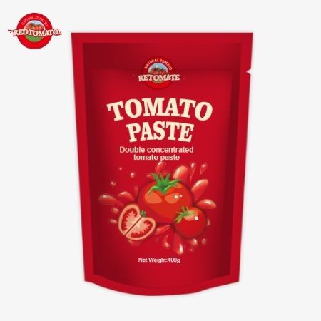 400 g pasty pomidorowej w pudełku wygodnej i smakowej o czystości od 30% do 100%