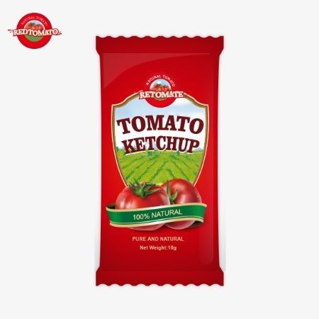 10g sachetu ketchupu z słodko-kwaśnym i naturalnym smakiem