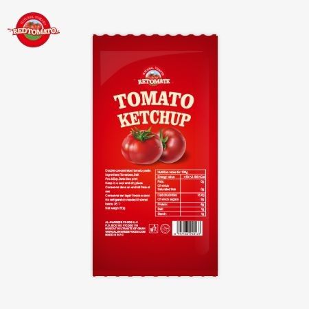 OEM 30g sachet z ketchupem pomidorowym z czystym naturalnym aromatem ISO HACCP BRC And FDA Compliant