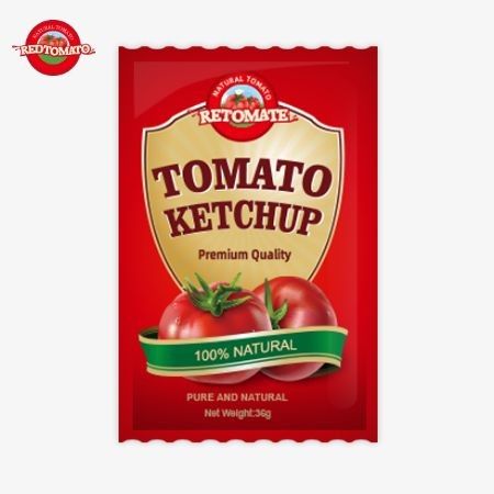 Smak spełnia normy ISO HACCP BRC i FDA 36g OEM Tomato Ketchup Sachet