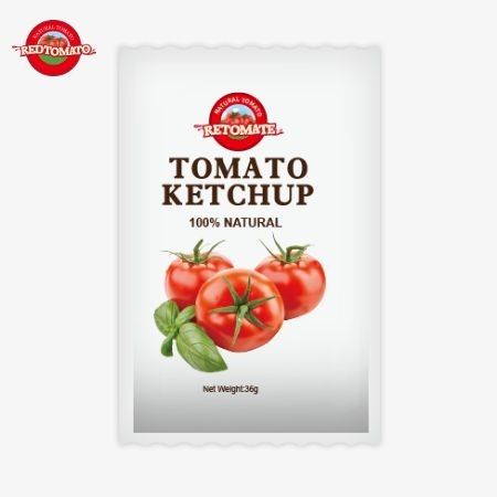 OEM 36g sachet z ketchupem pomidorowym z chińskiej fabryki wykonane z czystych naturalnych składników oferowanych w cenie fabrycznej