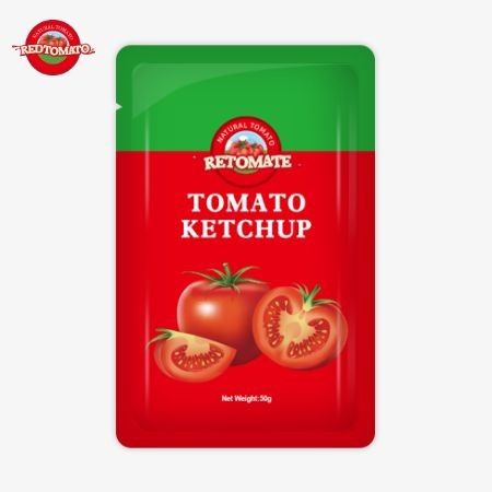OEM 50g sachetu ketchupu oferuje wygodne łatwe w obsłudze opakowania w cenie fabrycznej