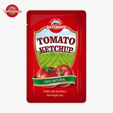Fabryka Custom 50g S Sachet Ketchup To Provide ISO HACCP FDA Certification Najlepiej sprzedający się na świecie