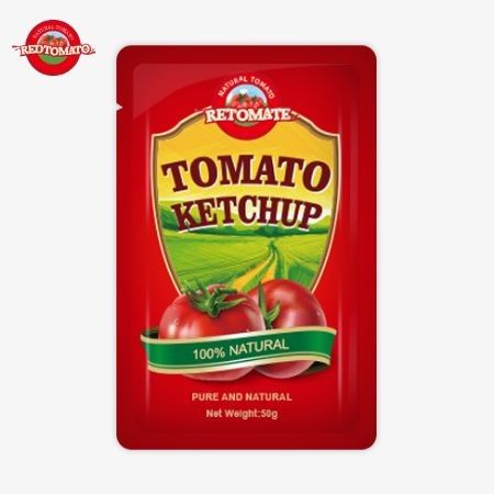 Fabryka Custom 50g S Sachet Ketchup To Provide ISO HACCP FDA Certification Najlepiej sprzedający się na świecie