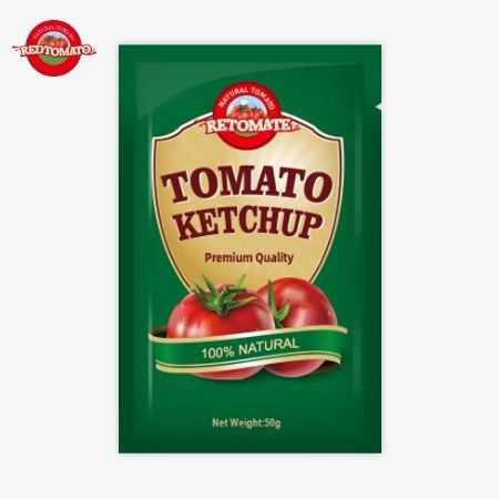 50g kieszeni z ketchupem z Chin, certyfikowane przez ISO HACCP i FDA, dostępne po fabrycznych cenach.