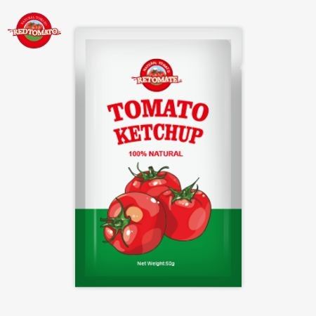 Chiny Fabryka bezpośrednia OEM Premium 50g Mały worek Ketchup Cena fabryczna Sprzedaż bezpośrednia