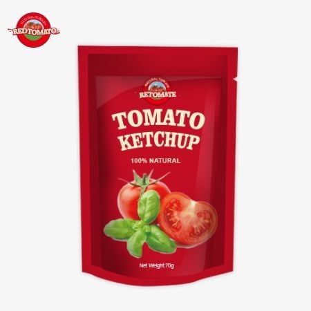 Oferujemy wygodne 70g torebki ketchupu, które spełniają międzynarodowe standardy, dostępne po fabrycznych cenach.