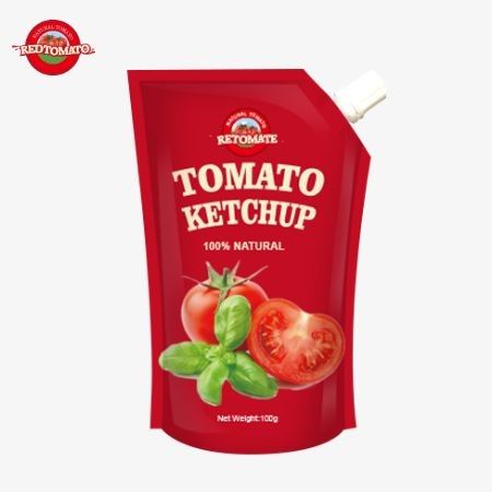 OEM China Factory Price Dipping Sauce Pouch Ketchup 100g Słodkie i kwaśne czyste naturalne przyprawy
