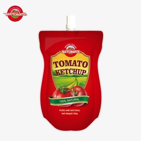 OEM China Cena fabryczna 100g Słodki i kwaśny naturalny ketchup Sachet Standardy HACCP