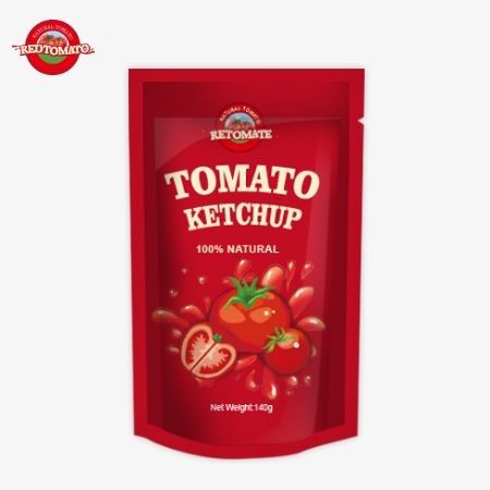 Produkujemy 140 g torebki ketchupu, które spełniają międzynarodowe standardy i są dostępne po fabrycznych cenach.