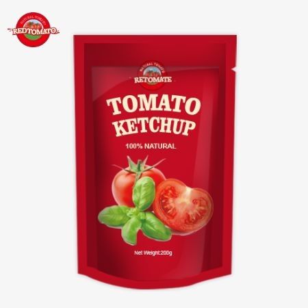 OEM 200g sachetu ketchupu, czysty naturalny smak idealny dla chińskiej ceny fabrycznej