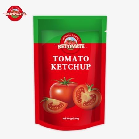 Produkujemy 200 g torebki ketchupu, które spełniają międzynarodowe standardy i są dostępne po fabrycznych cenach.