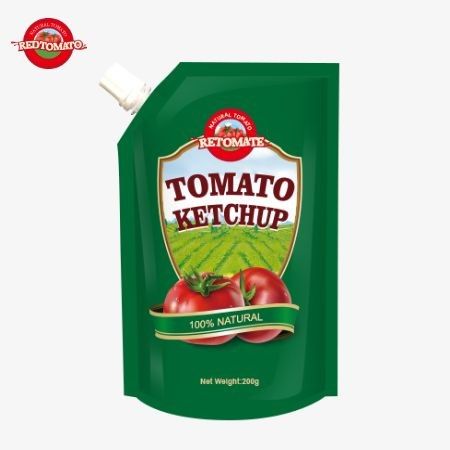 Produkujemy 200 g torebki z keczupem, które spełniają międzynarodowe standardy i są dostępne po fabrycznych cenach.
