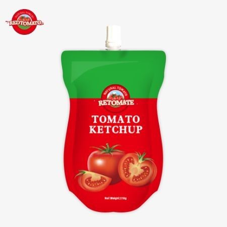 Wytwarzanie 210 g torebki ketchupu w fabryce OEM z czystym i naturalnym smakiem